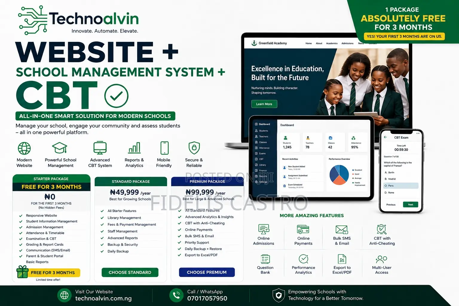 Modern School Management Software With CBT