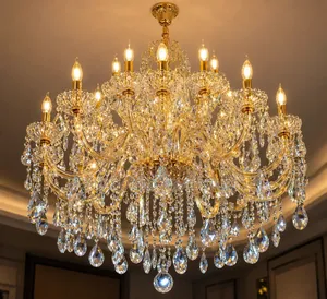 Luxury Crystal Chandelier Light 24 Lamp Holder