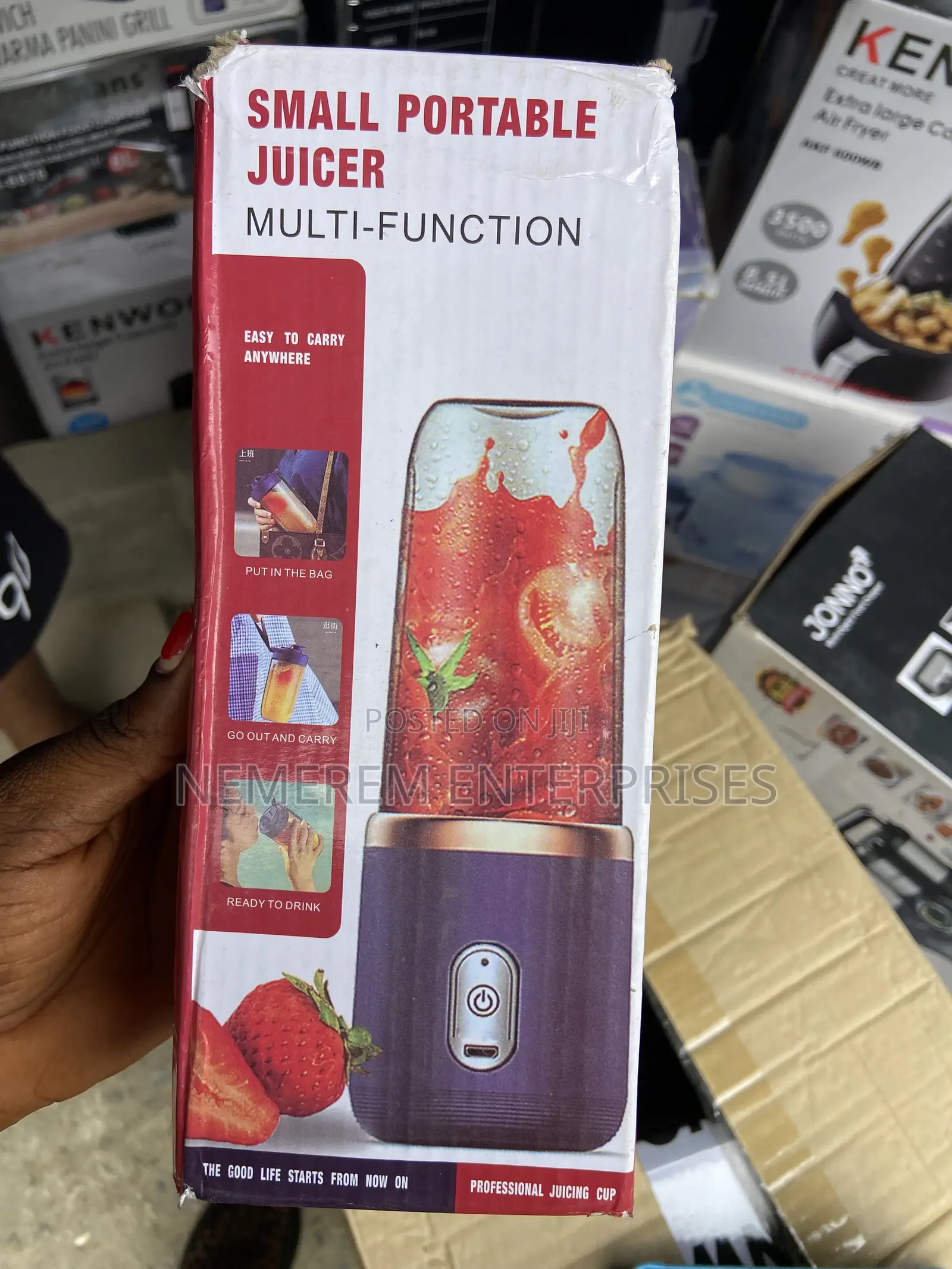 Multi-Function Portable Juicer Smoothie Blender (Rechargeable)