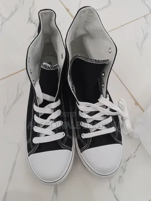 Black High-Top Sneakers