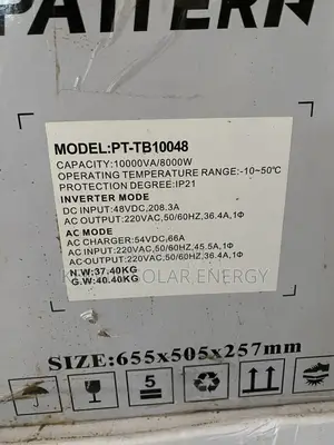 10kva 48v Pattern Hybrid Solar Inverter