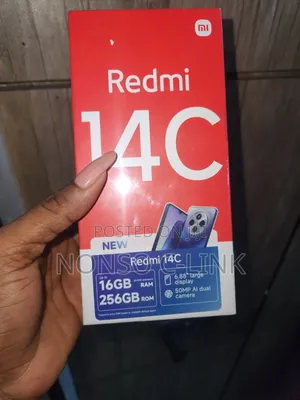 New Xiaomi Redmi 14C 256 GB Black