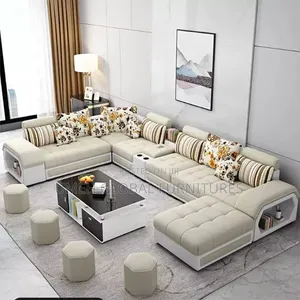 Quality U Shape With Centre Table and Ottoman
