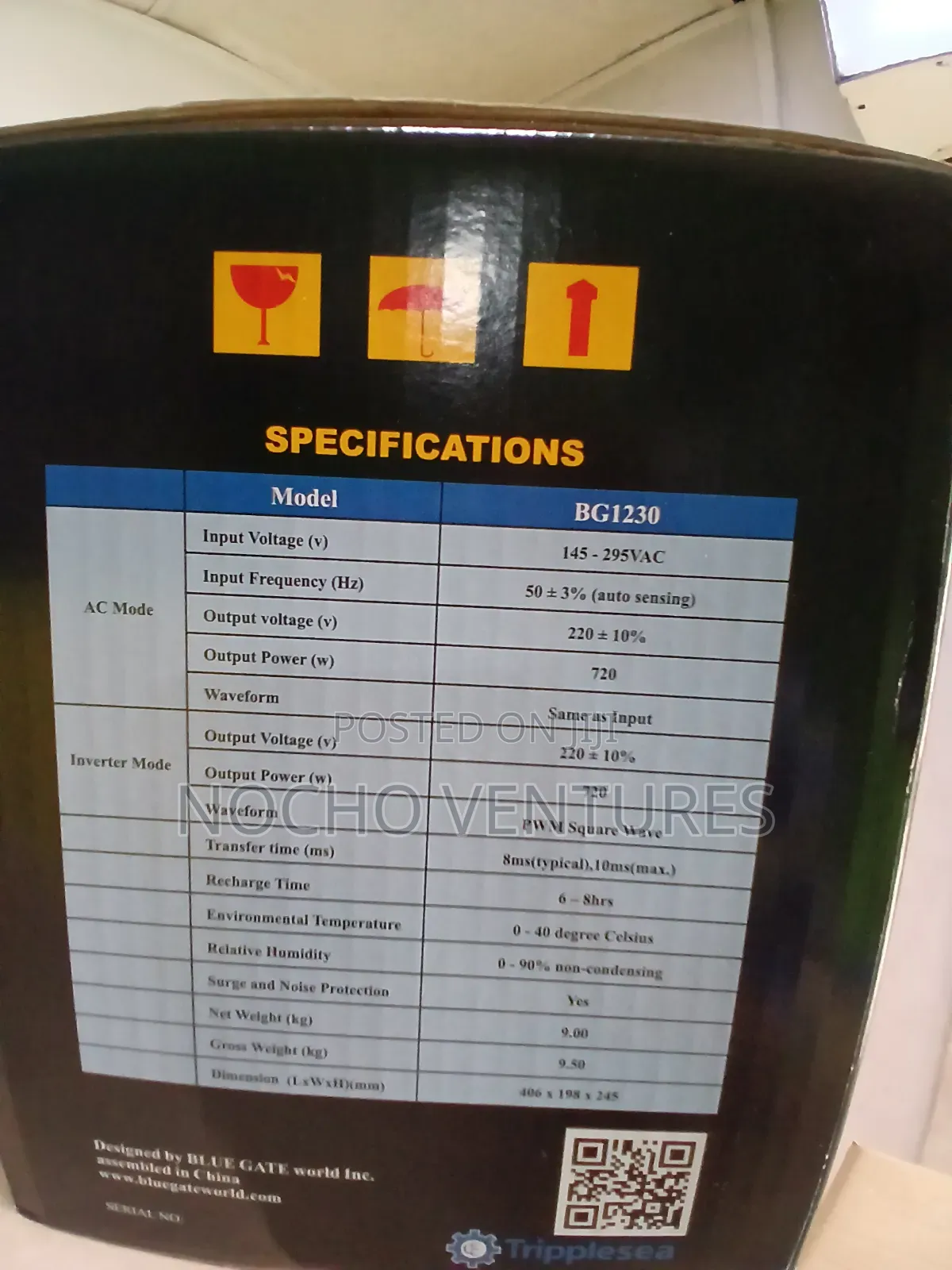 Bluegate 1.2kva (1230) Line Interactive Ups