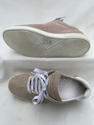 Giorgio Armani Women Pink Suede Sneakers Size 37 Made in Italy