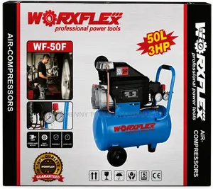 Worxflex 50L Air Compressor - 3HP Professional Power Tool (Brand New)