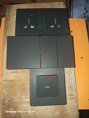13amps Double. Single Sockets. 1gang . All Sizes Available