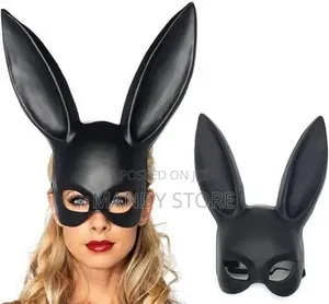 Parties Costume Masquerade Sexy Bunny Rabbit Matt Black