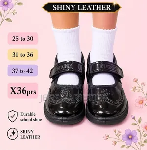 Shinny Kids School Shoe