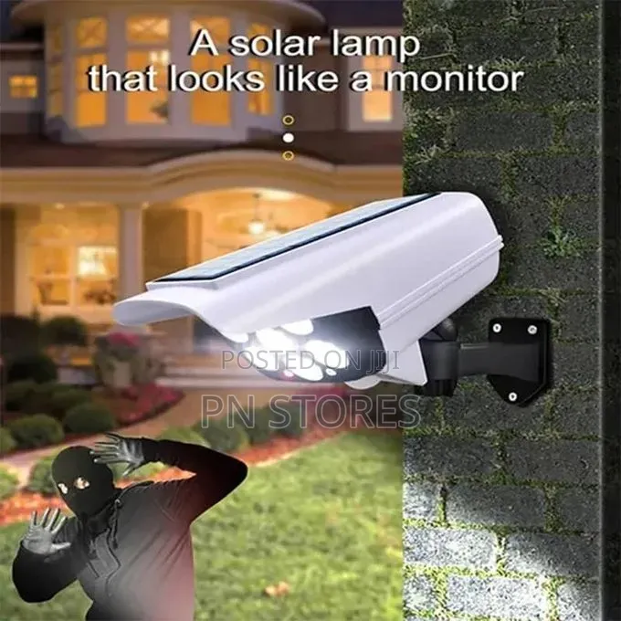 Solar Outdoor Security Movement Sensor Light With Remote