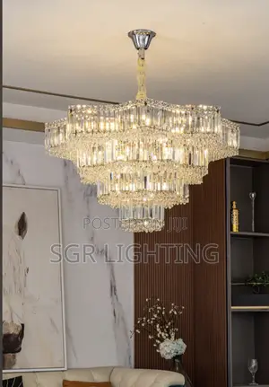 Light Luxury High-End Villa Lobby and Room Crystal Chandelier
