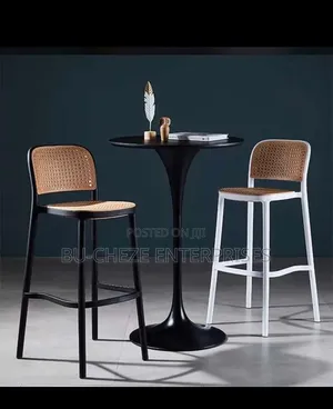 A Set of Bar Stool With Table