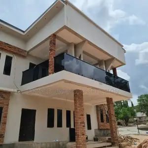 10mm Black/Dark Grey Glass Balcony at Asaba