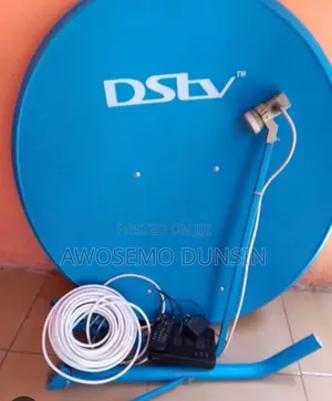 Neatly Used HD DSTV for Sale. Dish , Decoder and Complete Accessories.