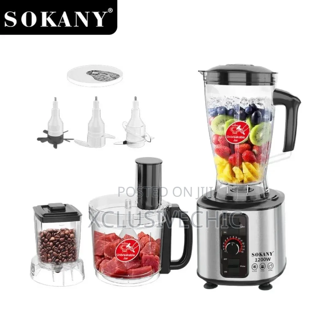Sokany 7 in 1 Multi-Purpose Blender Food Processor