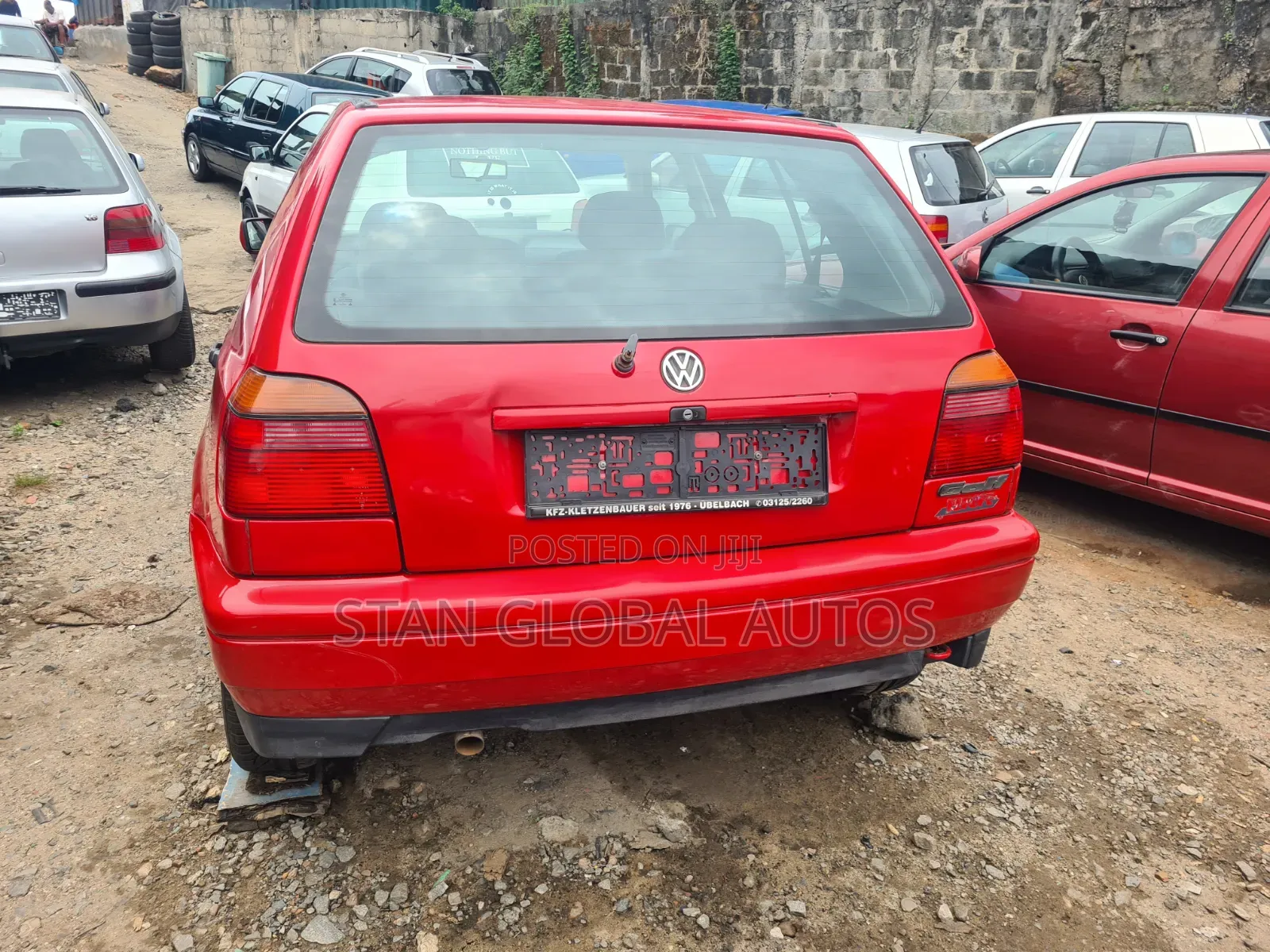Volkswagen Golf 2002 Red