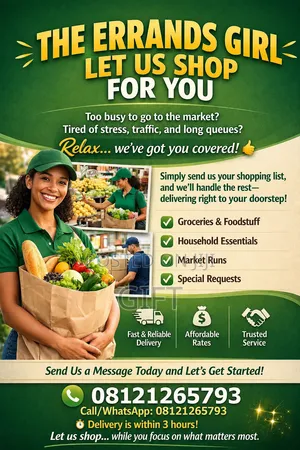 Let Us Run Your Market Errands for You While You Focus on Your Work