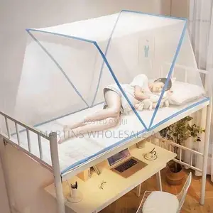Blue-Framed Mosquito Net Tent Set