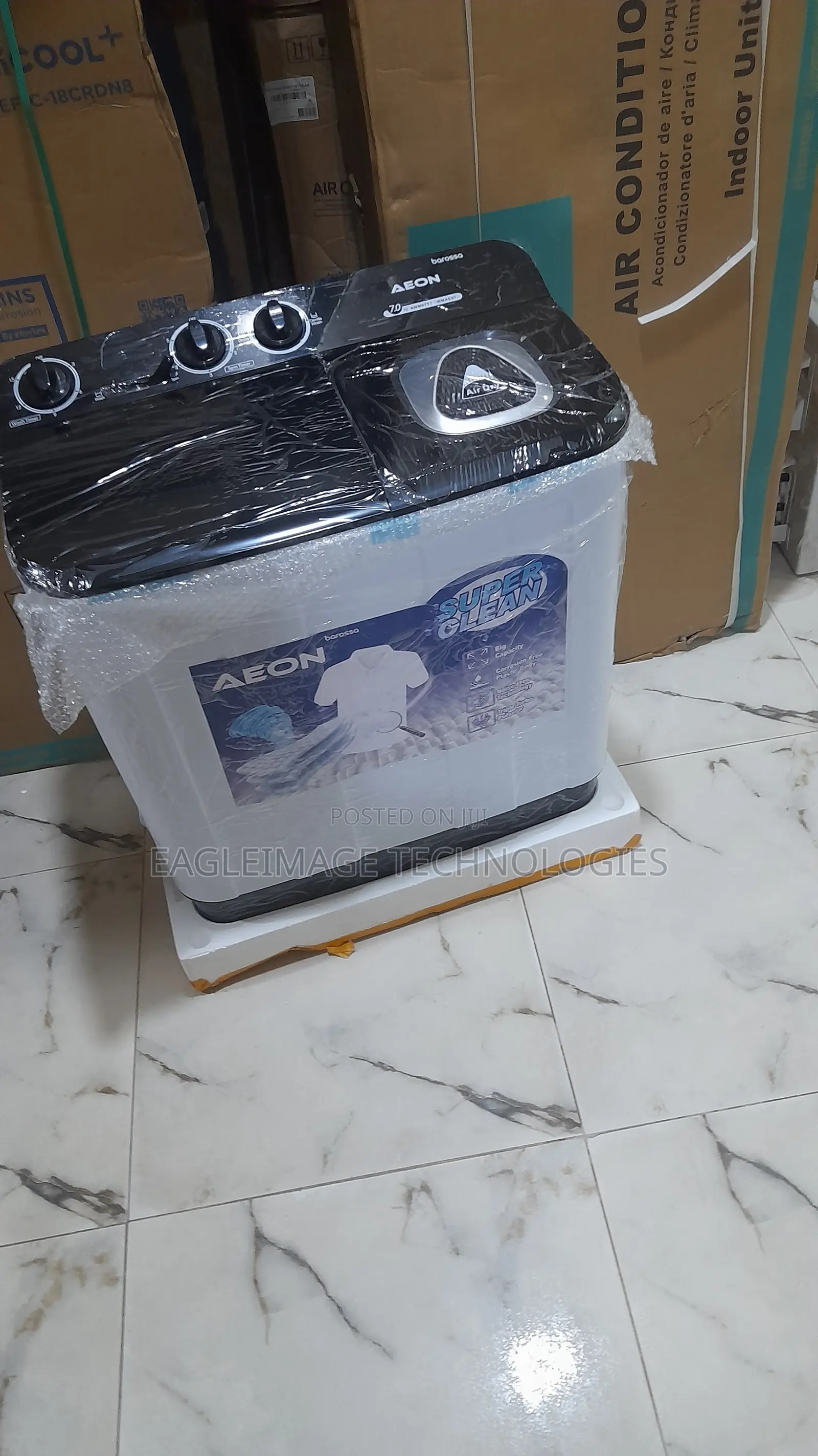 AEON 7kg Semi Automatic Twin Tub Laundry Washer