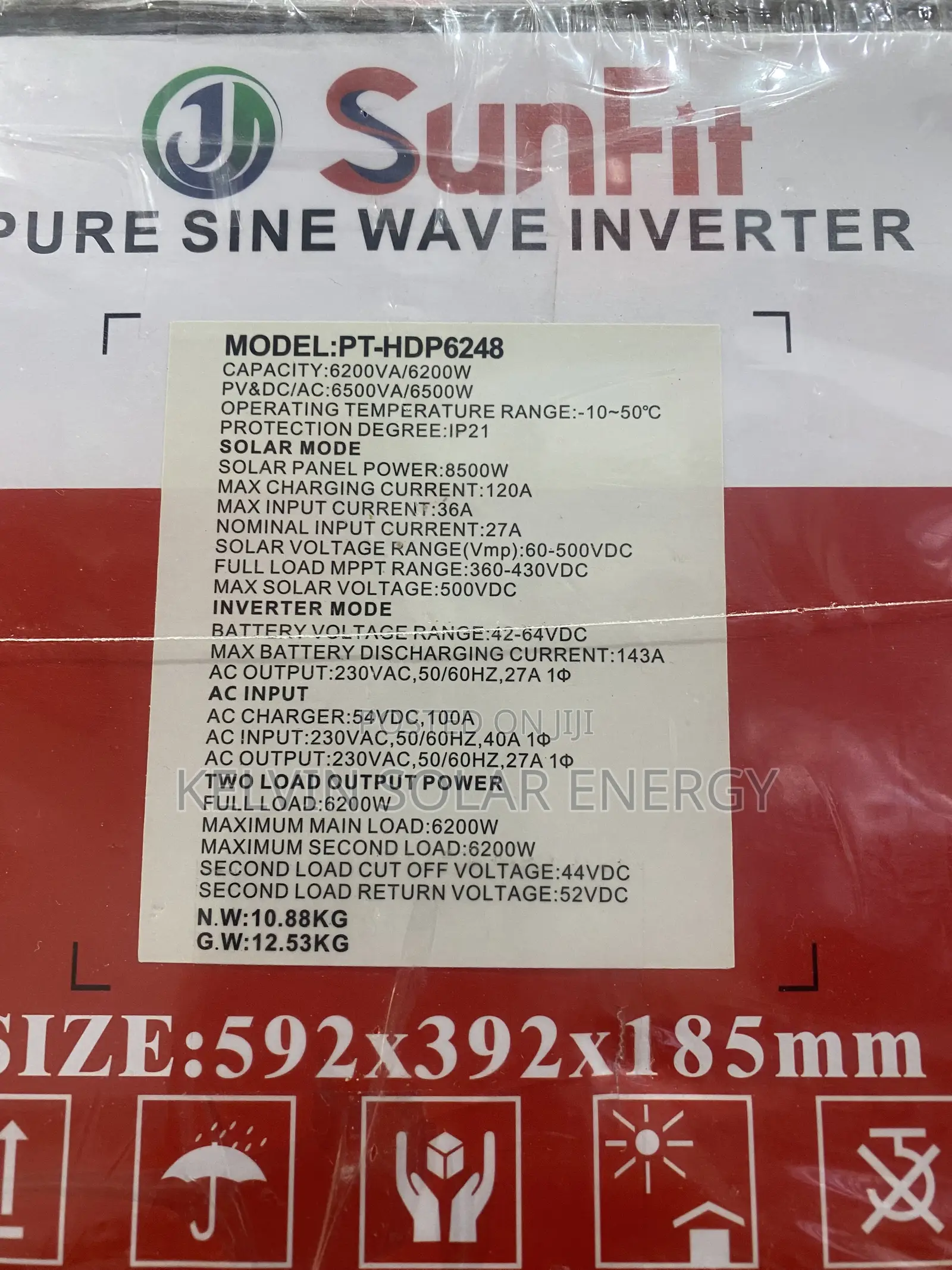 6.2 Kva 48v Solar Lnverter Sunfit