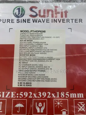6.2 Kva 48v Solar Lnverter Sunfit