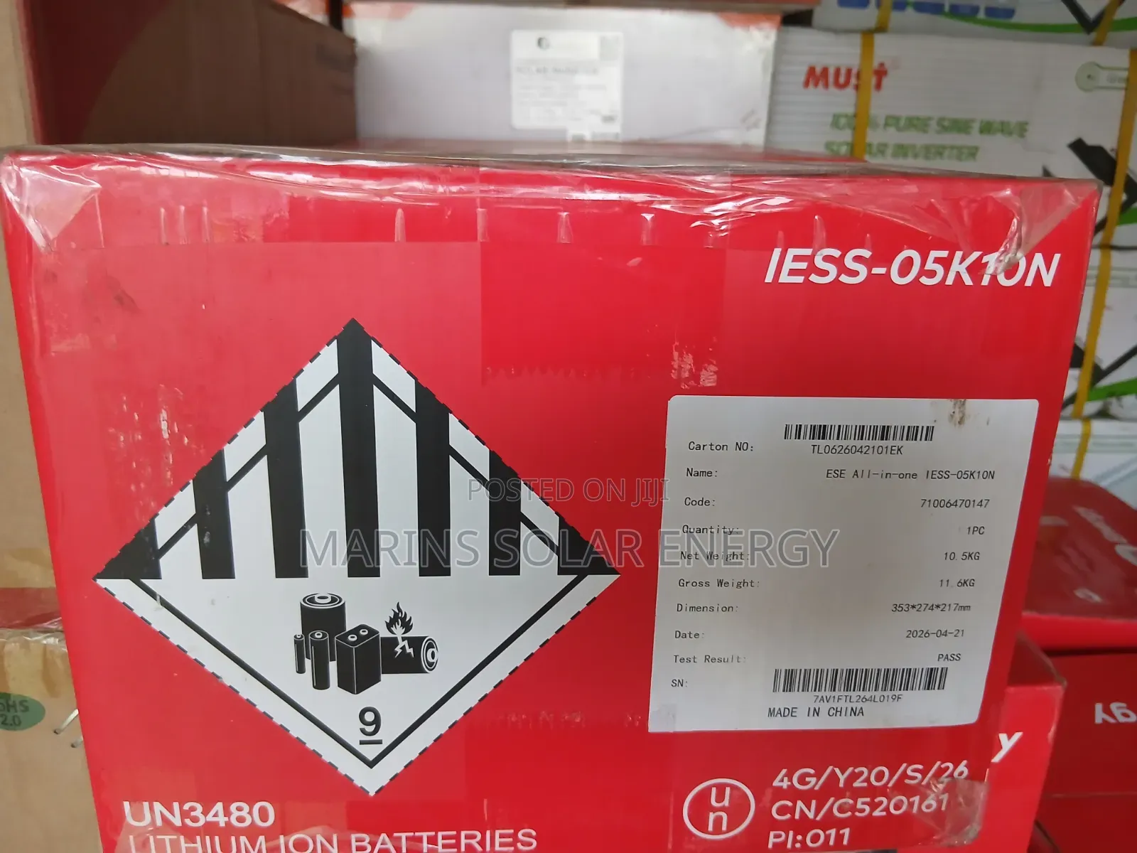 500watts All in One Power Tank Itel Solar Generators