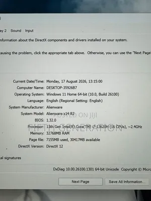 Laptop Alienware X14 32GB Intel Core i7 SSD 1T