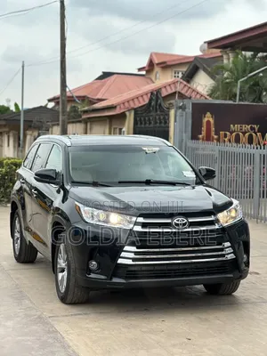 Toyota Highlander Limited V6 4x4 (3.5L 6cyl 6A) 2016 Black