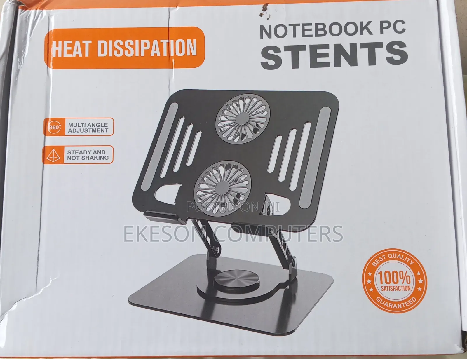 Laptop Cooling Fan and Stand