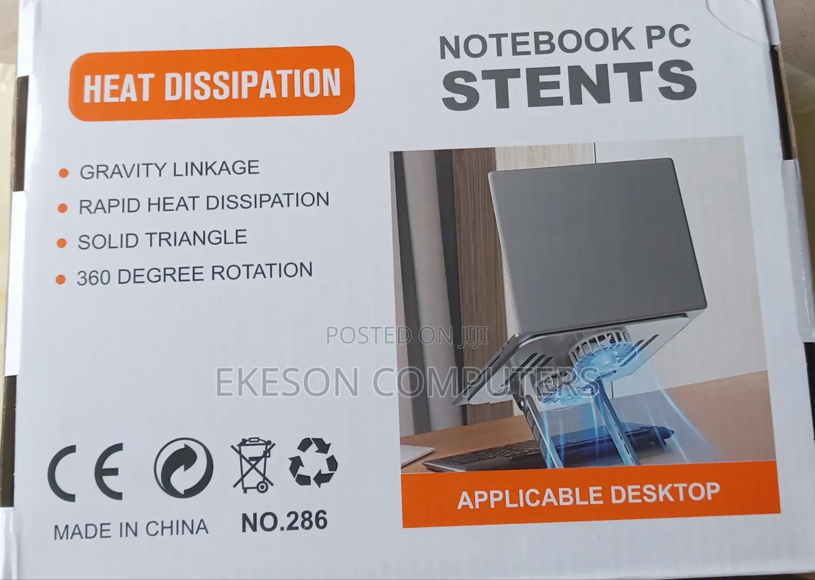 Laptop Cooling Fan and Stand