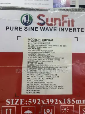 6.2 Kva 48v Sunfit Solar Lnverter