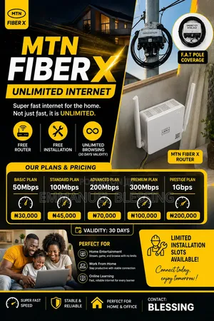 MTN FibreX Internet Broadband