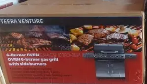 6 Burner With Side Burner Gas BarbeCue (BBQ)