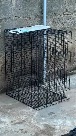 Dog Cage Black