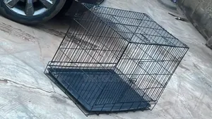 Dog Cage Black