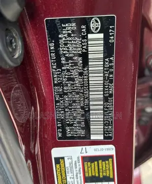 Toyota Avalon 2014 Red