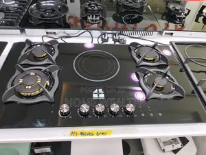 4 + 1 Burner With Brass Knob