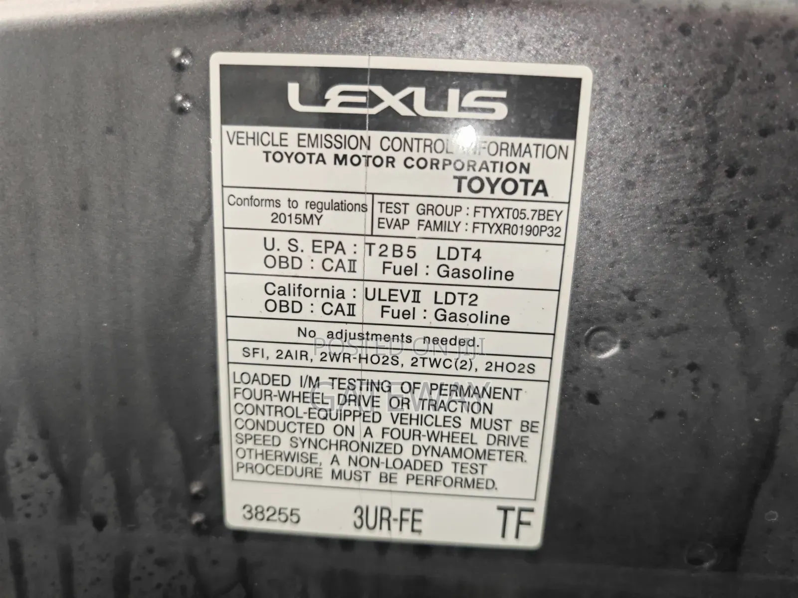 Lexus LX 2015 Gray