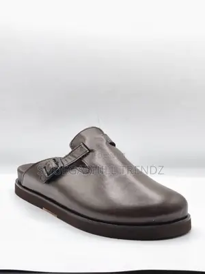 Genio Buckle Half Shoes - Luxury Leather Mules