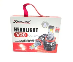 X-Willtop V20 LED Headlight Super High PowerLED Headlight Bulb 20,000W