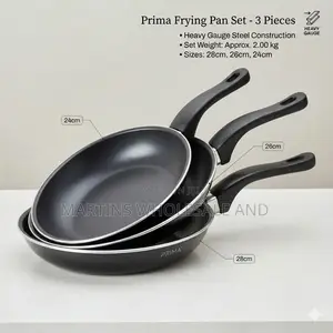 3-Piece Non-Stick Frying Pan Set