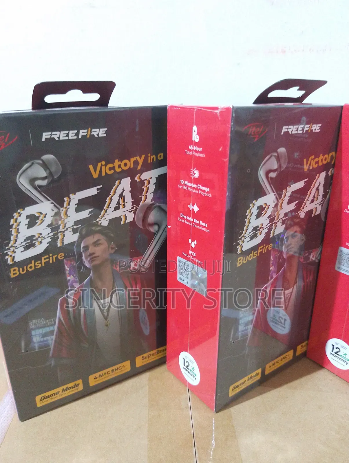 Itel Budsfire(ipx5 Water Resistant