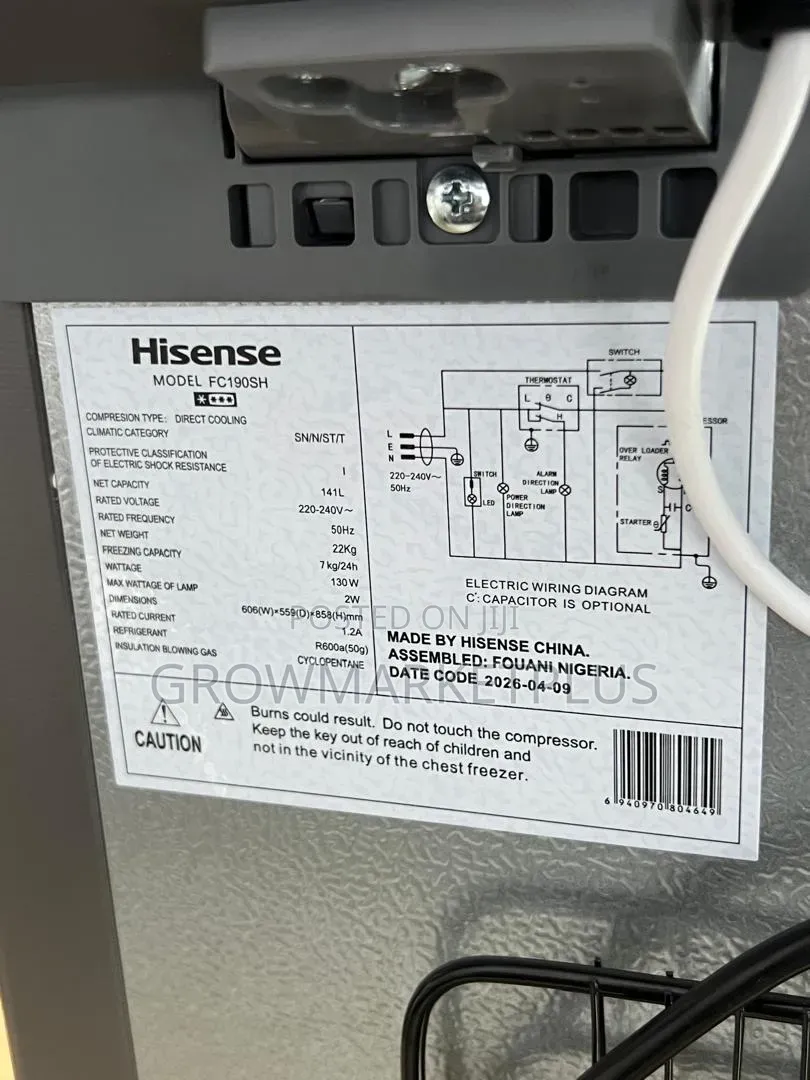 Hisense 141L Chest Freezer
