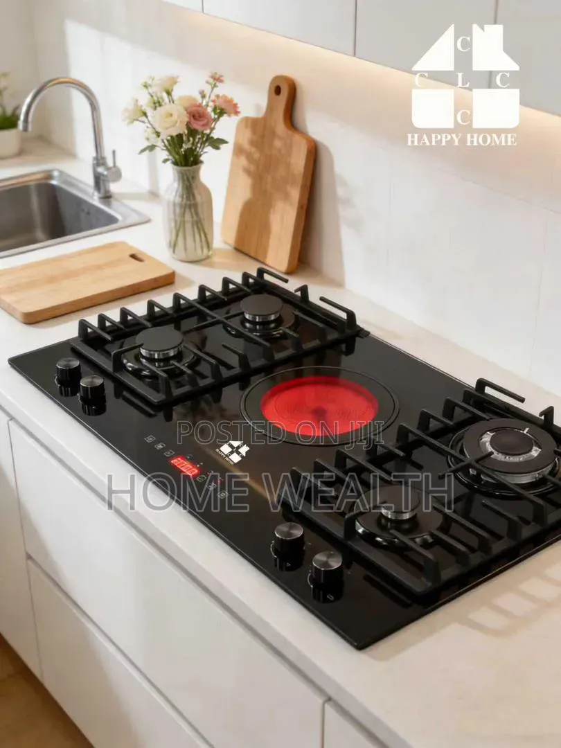 4 + 1 Burner With Inverter Hot Plate Timer