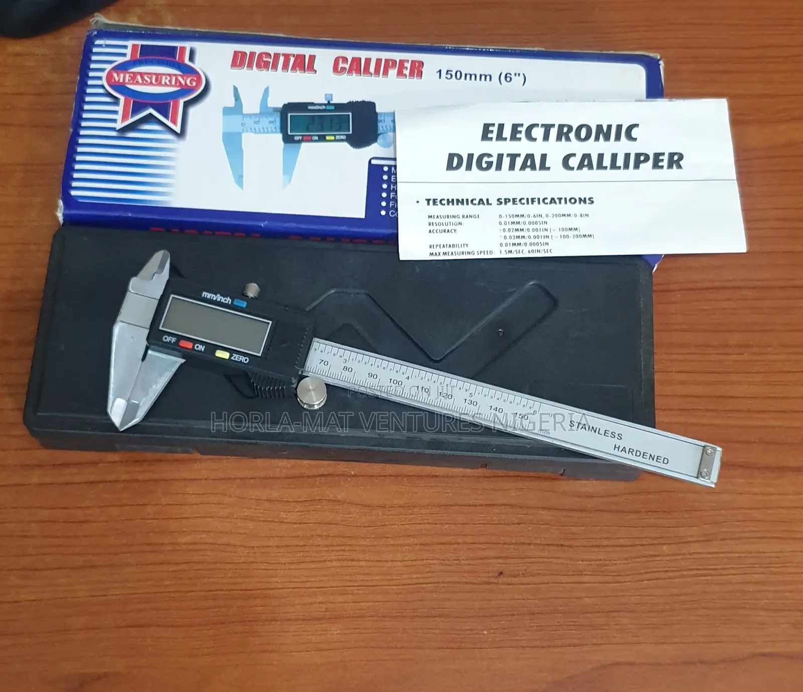 Digital Vernier Caliper (6") 150mm