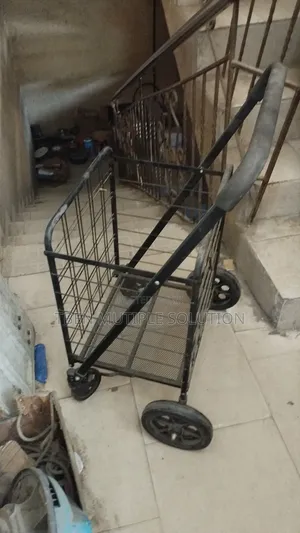 Portable, Foldable Metal Wire Shopping and Utility Cart