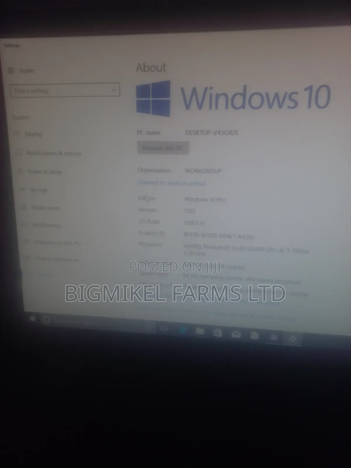Desktop Computer HP 4GB Intel Pentium HDD 500GB