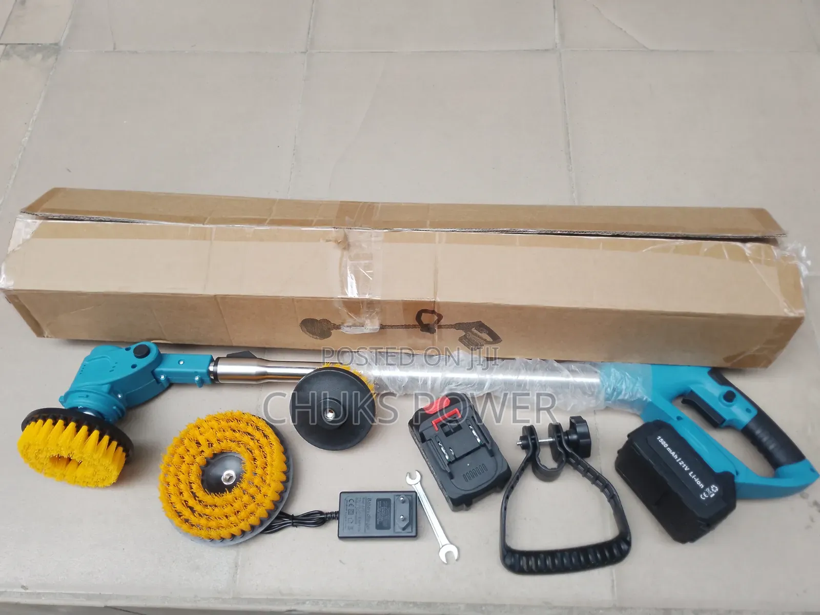 21V Cordless Electric Spin Scrubber Kit