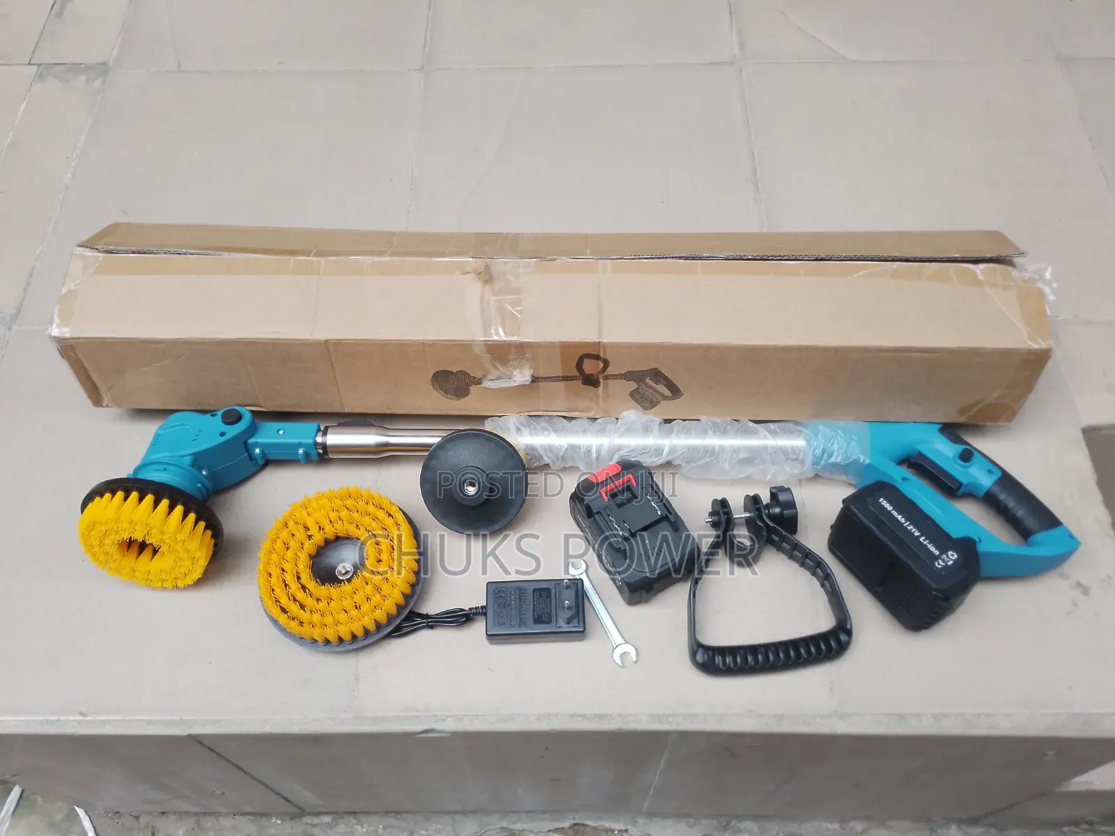 21V Cordless Electric Spin Scrubber Kit