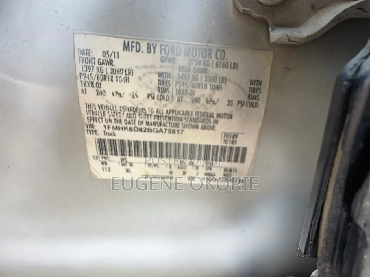 Ford Edge 2011 White